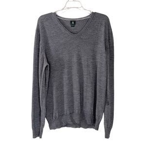 Robert Talbot Wool and Silk V-Neck Sweater